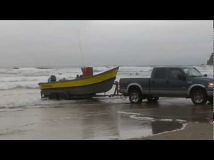 Dory launch @ cannon beach Oregon 2012