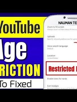 How To Remove Age Restriction On YouTube App (Easy & Working) [2024]