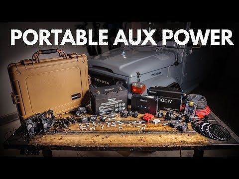 It all fits in a case! - DIY Auxiliary Power System for Camping, Overlanding, Travel