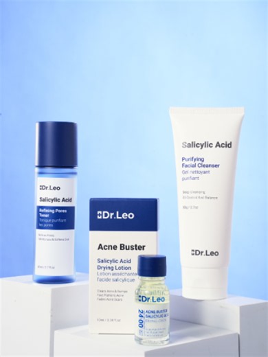 Dr. Leo Anti Acne 3PCS Set — Cleanser, Toner & Drying Lotion