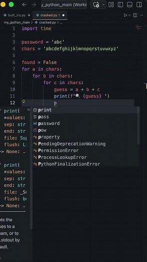 I cracked a password with 3 nested loops 🔓