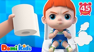我会上厕所🚽 宝宝生活自理训练幼儿习惯培养快乐成长启蒙亲子互动儿歌🎶 宝贝多米