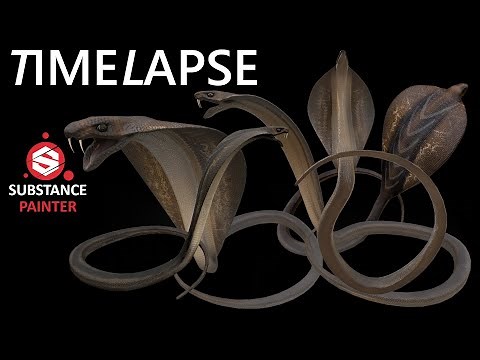 SUBSTANCE 3D PAINTER: TEXTURING A COBRA SNAKE