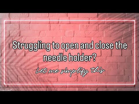 How to Open & Close a Needle Holder | Beginner Surgical Skills | Made easy | @Dr.SupriyaDamodar