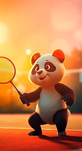 Can a Panda Play Badminton? 🐼🏸”