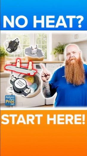 Dryer Not Heating or Shutting Off Early? These 4 Safety Parts Could Be Why