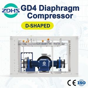 [Hot Item] 70MPa/35MPa Diaphragm Hydrogen Compressor for Hydrogen Filling Station CE ISO Certificate