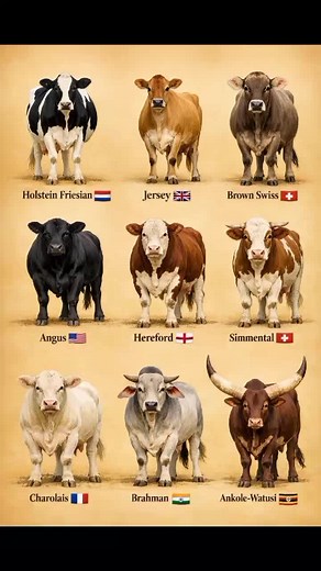Iconic Cattle Breeds: Angus, Brahman, and Watusi Bulls