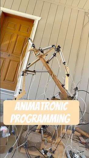 Homemade animatronic programming test 1￼ with new controller!￼