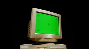 Retro Pc Chroma Key Green Screen Stock Footage Video (100% Royalty-free) 1095244593 | Shutterstock