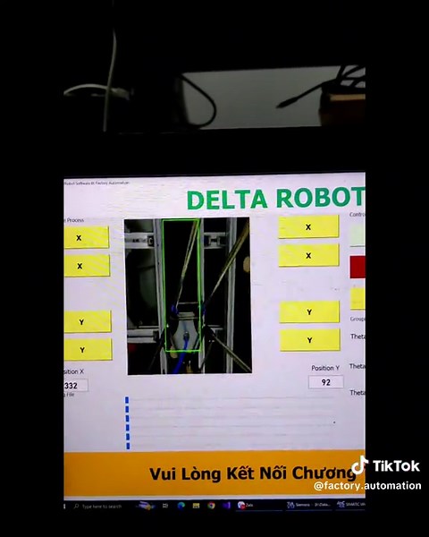 Ứng dụng OpenCV Định Vị Vật Thể Cho Robot Delta