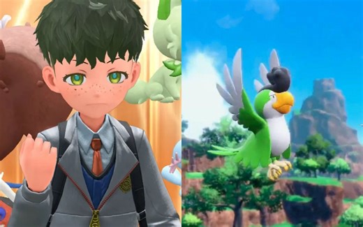 Pokemon Scarlet & Violet's latest leak provides better look at previously unveiled parrot