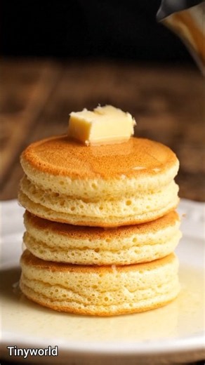 Fluffy Pancake Stack | Soft & Delicious Miniature Pancakes