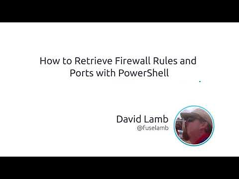 How To Retrieve Firewall Rules And Ports With PowerShell
