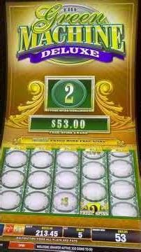 Green Machine Deluxe. Can we get over $300? #slot #casino #gambling