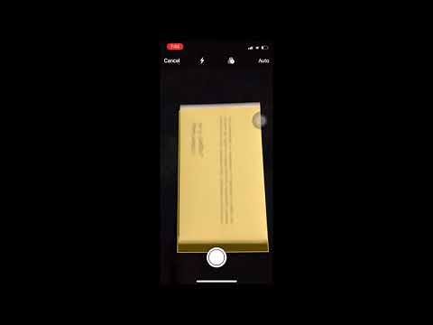 how to scan documents on iPhone X/ iPhone Xs 2018
