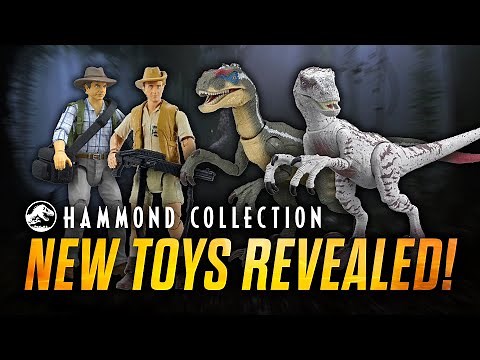 NEW REVEAL: Jurassic Park 3 Hammond Collection Velociraptors + Robert Muldoon! / collectjurassic.com