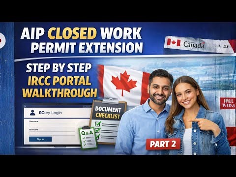 How to Apply Extension for AIP Closed Work Permit | Step-by-Step Guide | Part 2