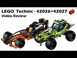 LEGO Technic 42026 + 42027, Black Champion and Desert Racers - Demo