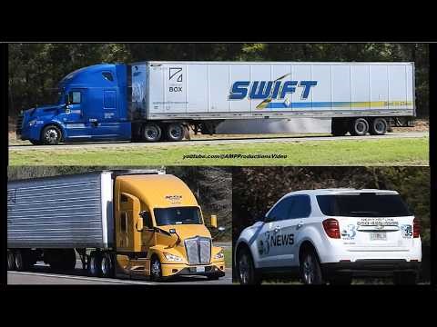 Yellow Kenworth T680 Truckspotting WEAR-TV