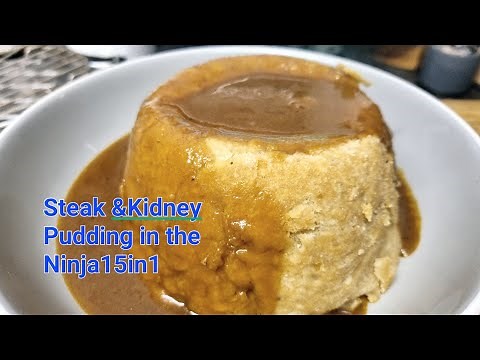 Homemade Steak and Kidney Pudding cooked in the #ninja15in1#oldfashionedfoods