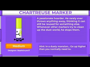 How to get Chartreuse Marker (SCENTED REVERIE [CHECK DESC]) - Find The Markers