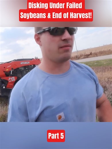 Disking Under Failed Soybeans & End of Harvest! | Part 5 #Farming #HarvestSeason #Soybeans #FarmLife #agriculturelife