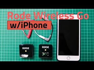 Rode Wireless Go をiPhoneの外部マイクにする方法