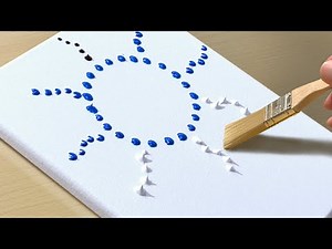 How to Draw a Summer Vacation / Acrylic Painting