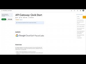 Qwiklabs | API Gateway: Qwik Start [GSP872]