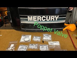How To Replace the Poppet Valve on a MERCURY 135 BLACKMAX Engine