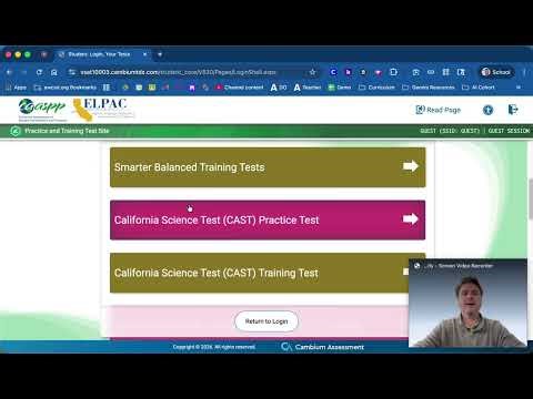 How to Take a Practice CAASPP Test