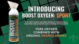Boost Oxygen SPORT Pure Oxygen For Athletes and Fitness - Boost Oxygen