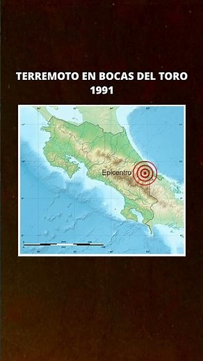 ¿Sabías que en 1991 ocurrió un terremoto Bocas del Toro?