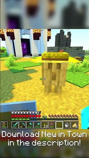 Building a FARM PLOT for my Town #minecraft #datapack #letsplay