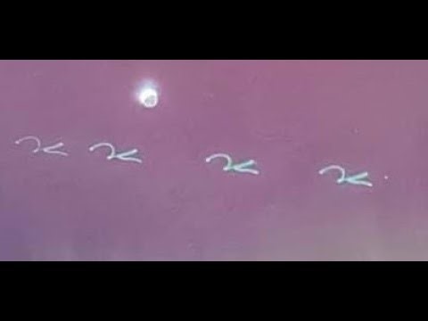 WRITING IN THE SKY LAST NIGHT DURING THE LIGHTS! WE ARE GOING HOME SOON!