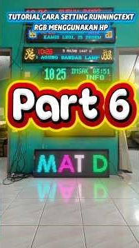 Ternyata Begini Caranya Menambahkan Tampilan gambar logo pada Runningtext menggunakan HP.