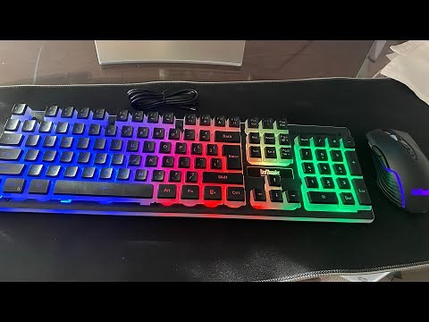 Unboxing and reviewing Red thunder Keyboard and Mouse combo