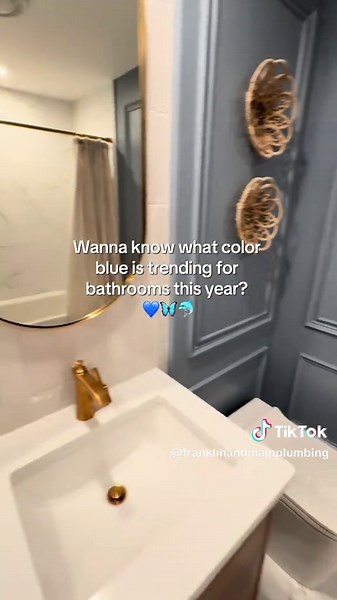 Transform Your Bathroom with Trending Blue Colors