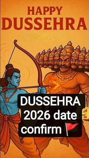 Dussehra 2026 | 20 October | Ravan Dahan - Burai Par Achchai Ki Jeet