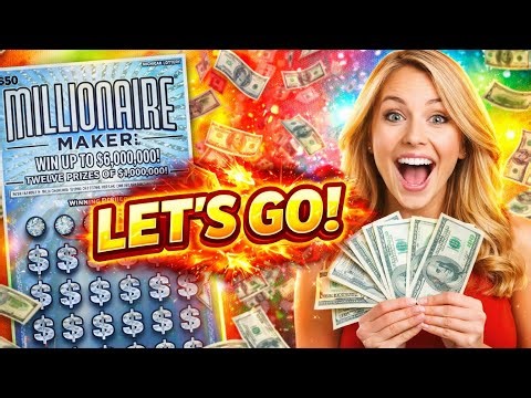 SCRATCHING Tickets for the MILLIONAIRE MAKER Prize!!