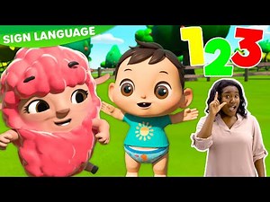 Baa Baa Black Sheep 🐏 | Lellobee Fun | Learn ASL & Baby Sign Language for Kids