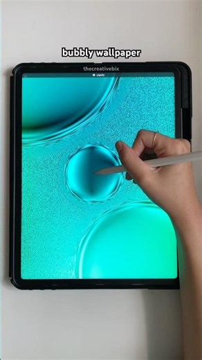 easy wallpaper #drawing #ipad #cute #aesthetic #offcampus #procreate #bubble #3d #abstractart #fun