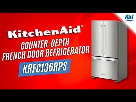 KitchenAid Counter Depth French Door Refigerator KRFC136RPSS (KRFC136RPS)