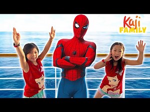 Disney Cruise Marvel Adventure | Happy Birthday Emma and Kate! - Videos For Kids