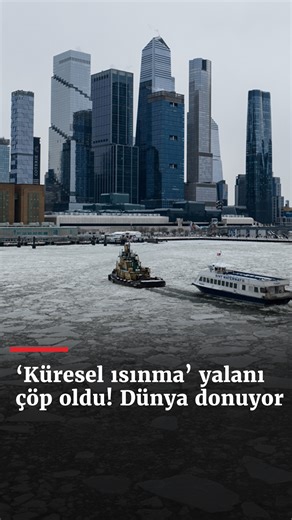 ABD’nin New York kentinde etkili olan yoğun kar yağışı ve dondurucu soğuklar sonrası Hudson Nehri’nin bazı bölümleri kısmen dondu. Kentten gelen görüntüler, 'Küresel ısınma' konusunu tekrar tartışmaya açtı. | Haberler.com