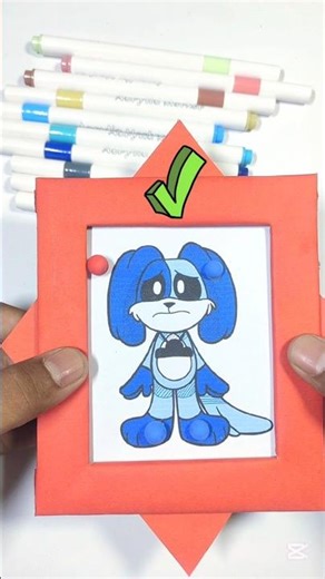 Smiling nightmare critters poppy playtime amazing cardboard puzzle game 🤗#art #kpop #smart #art
