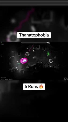 Day one of my new hardest went pretty well 🧌🧌#geometrydash #gd #demon #thanatophobia #gaming