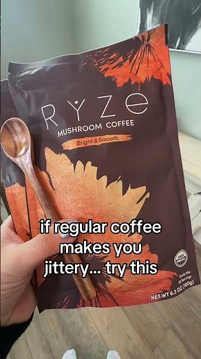 ryze mushroom coffee ☕✨ this is what i’ve been drinking instead of regular coffee lately it gives a