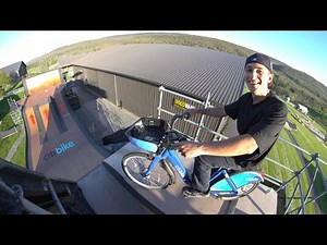Jumping The Mega Ramp With A CitiBike!